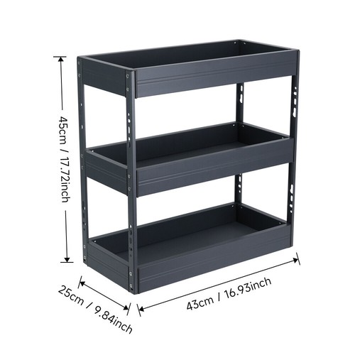 Pull out steel basket kitchen - steel,