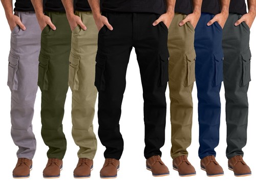 Men flex cargo trousers - men's,