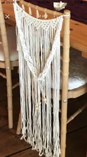 Hand Made Macrame Chair Backs