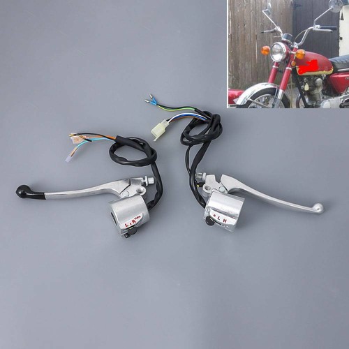 Handlebar switch lever set - handlebar,