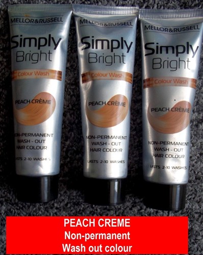 Temporary hair dye peach - temporary,