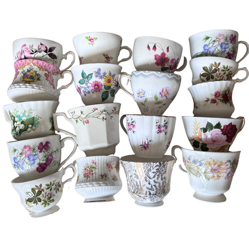 Vintage job lot bone china - 18,