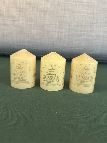 Colony church candles set 3 - colony,