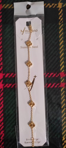 Clover bracelet stainless - bracelet,