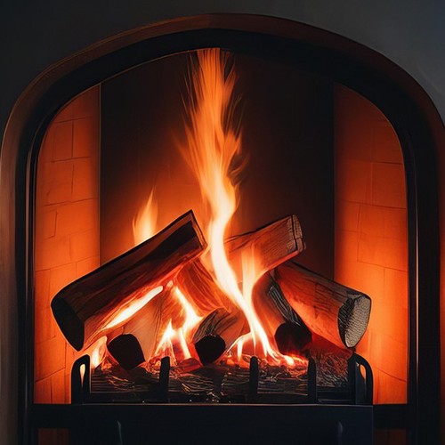 Fireplace surround real fire - fireplace,
