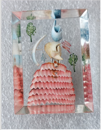 Vintage brooch 1940s reverse - 1940s,