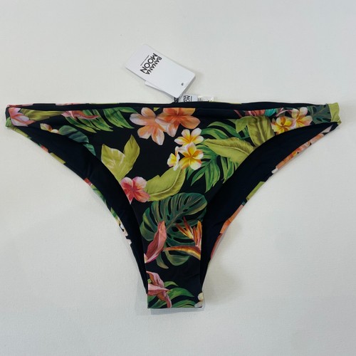 Banana moon black floral - banana,