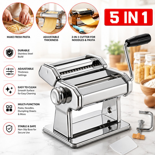 Stainless steel pasta - 5,