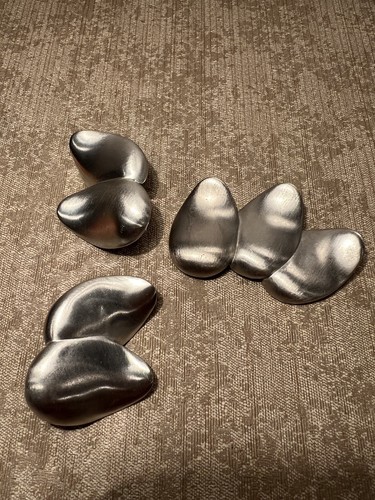 Vintage silver toned leaf - vintage,