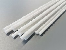 5mm Acetal Plastic White Round Rod Bar 50 100 150 200 300 600mm Long