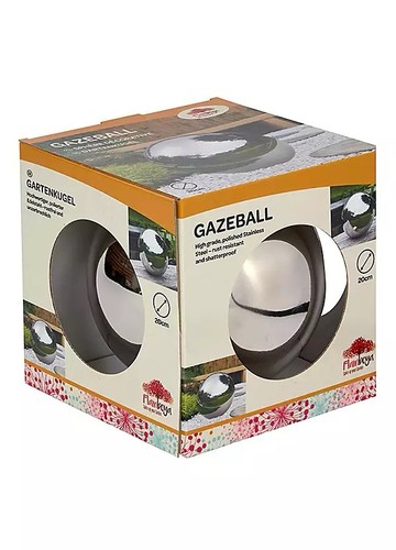 Stainless steel gazing ball - gazing,