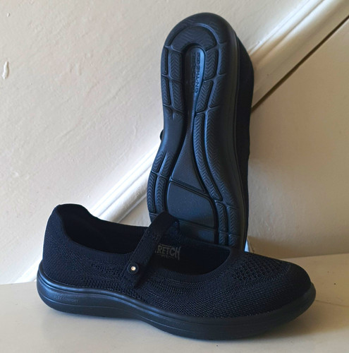 Skechers goga mat black knit - skechers,
