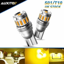 T10 501 Led Amber Bright Bulbs