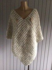 Ladies Poncho Cape Hand Made Wrap One Size Fits All, Unused Excellent