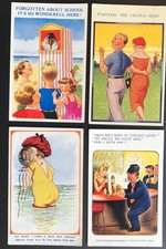 Comic 4 Postcards Saucy