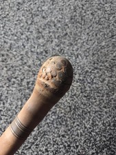 Hand Carved Bamboo Walking Stick