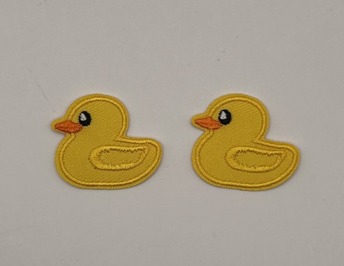 Small cute ducks embroidered - cute,