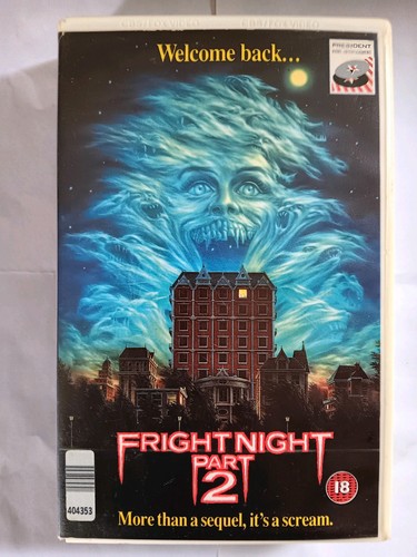 Fright night rare k vhs - fright,