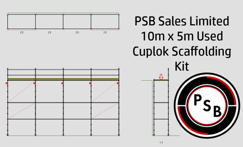 Used cuplock scaffold 10m - cuplock, x
