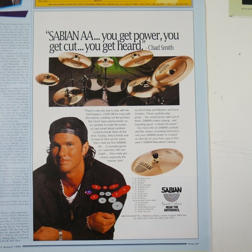 21x30cm magazine cutting - , 1994