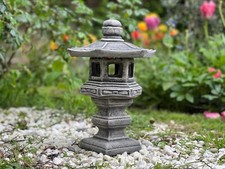 Large pagoda statue Concrete lantern pagoda decor Japanese ornament Asian art