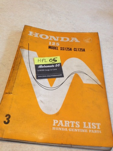 Honda ss125a cl125a 125 - ss, cl
