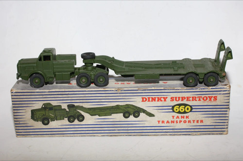Dinky 660 tank transporter - dinky,
