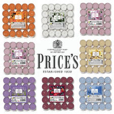 Price's Candles Aladino Tealights Quality 4 Hour Burn Fragrance Packs of 25 New