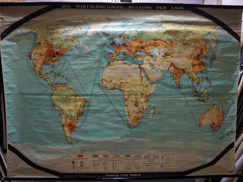 Vintage world map economic - vintage,