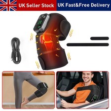 Electric Heated Vibration Knee Massager Joint Pain Relief Shoulder Massage Brace