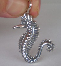 Seahorse Silver Pendant -