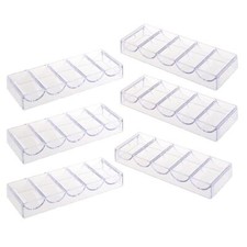 6 Pieces Acrylic Poker Chip