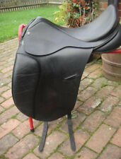 Dressage Saddle - Spalding Britannica Elite 18" Medium Black VGC