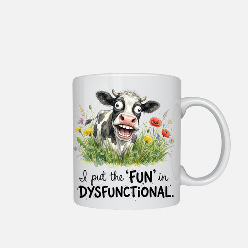 Funny cow mug design - funny,