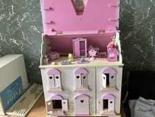 Early Learning Dolls House With Lots Of Furniture etc.