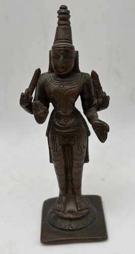 Indian standing lakshmi bronze - indian,