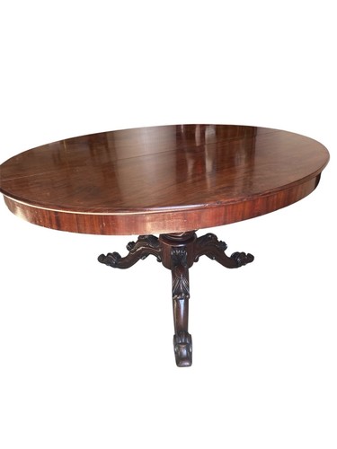Antique victorian loo - victorian, mahogany