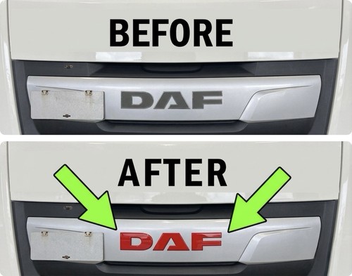 Daf 106 front cab sticker - daf,