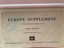 IAL Europe Supplement 235th Edition to Aerad Flight Sections A,B,C,D 
