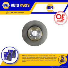 2x Brake Discs Pair Vented