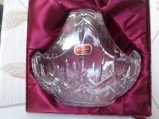 Doulton International Crystal Basket / Vase - Boxed.
