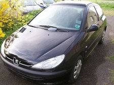 PEUGEOT 206 LX 1.1 2001 REG BLACK EXY 3 DR BREAKING SPARES PARTS WHEEL TYRES 