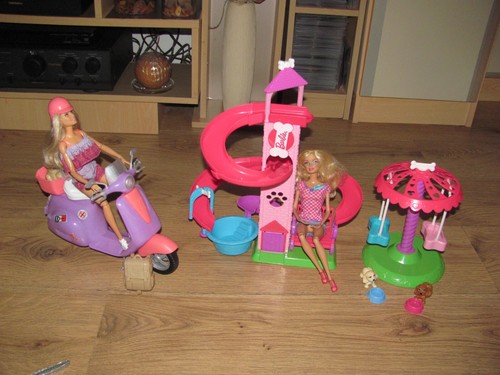 Barbie scooter and - ,
