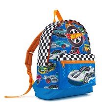 Hot Wheels Boys Backpack | Durable School Bag with Adjustable Straps | Age 3-10