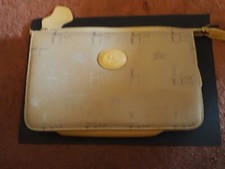 Luigi Monogrammed  Beige Clutch Bag 25 x 16 cms 