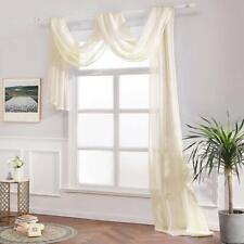 1 piece of high quality TAILORED VOILE WINDOW SCARF window valence