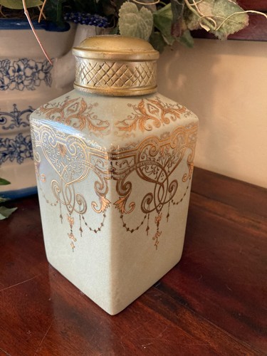 Green gilt painted - green,