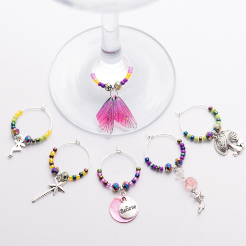 Witchy wine glass charms - wine,