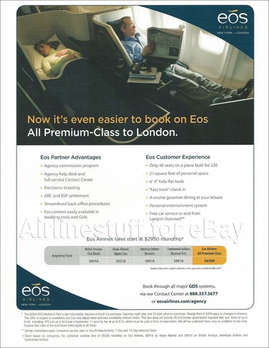 2006 eos airlines lie flat - 2006,