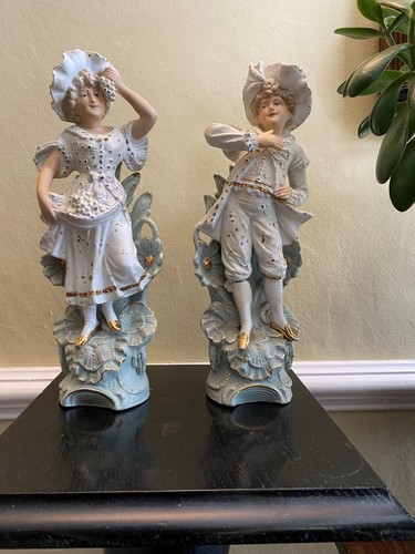 German bisque figurines - german,
